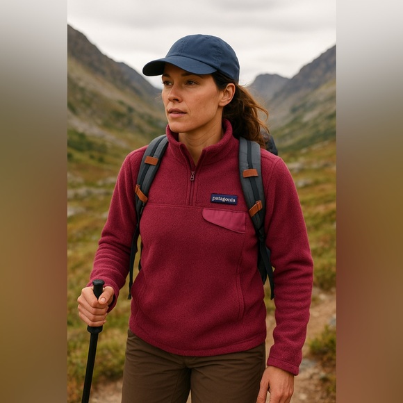 Patagonia Jackets & Blazers - Patagonia Re-Tool Snap-T Fleece Pullover‎ Magenta. Women’s Medium.